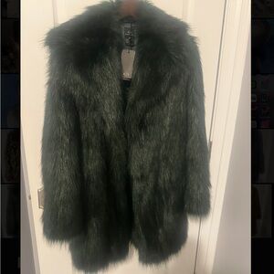A/X Armani Exchange Dark Green Teddy Jacket